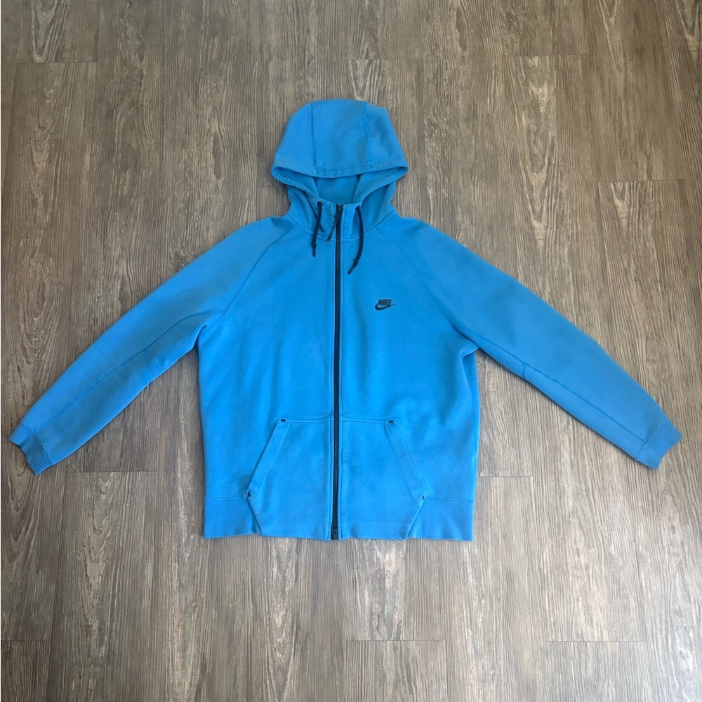 Nike Men's Vibrant Blue Full-Zip Hoodie